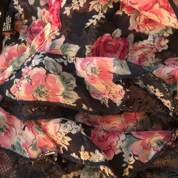 XXI Forever 21 Sheer Ruffled Razorback Tank Top - Picture 5 of 6